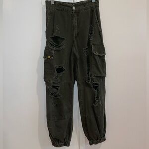 Green Cargo Pants